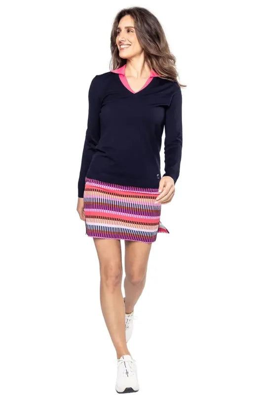 Golftini Festive Skort - Pink Multi