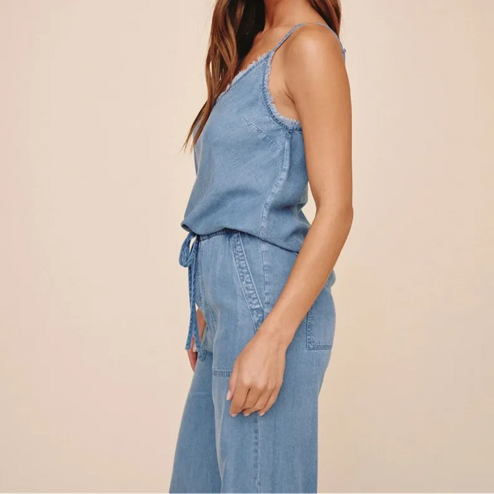 Bella Dahl Frayed Cami - Indigo Wash