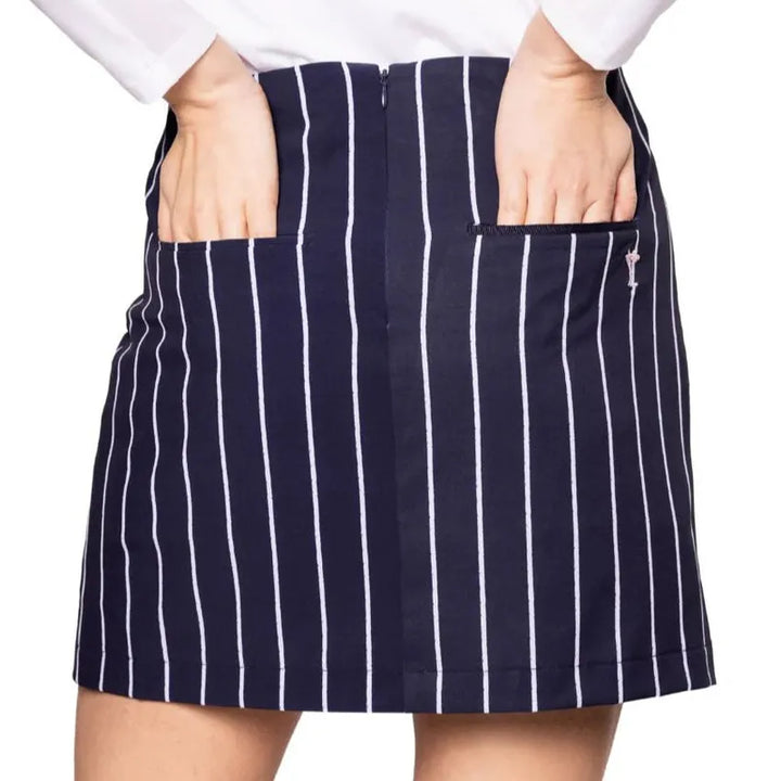 Golftini Happy Hour Performance Skort - Navy/White