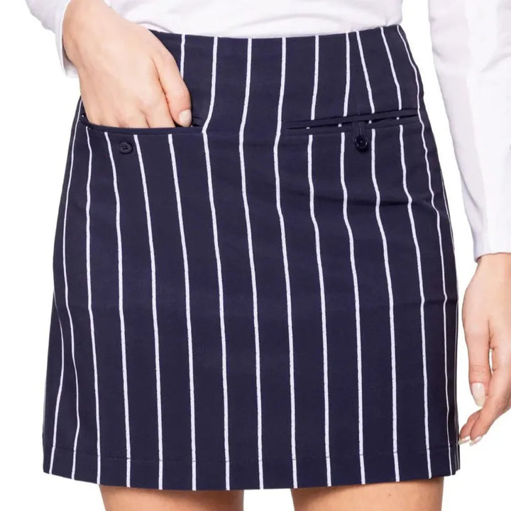 Golftini Happy Hour Performance Skort - Navy/White