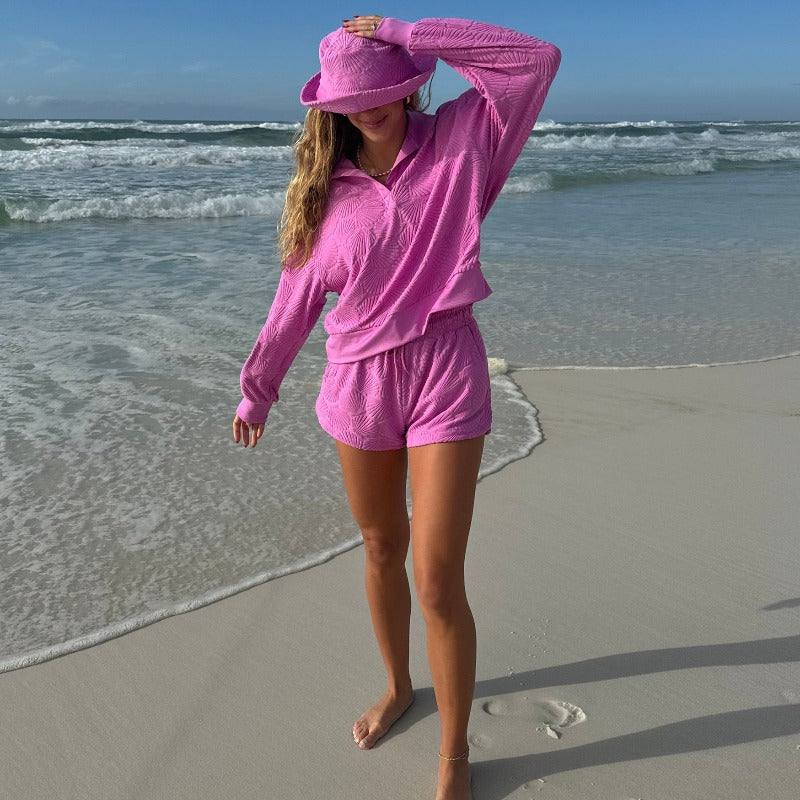 Beach Riot Martina Sweatshirt - Shell Pink