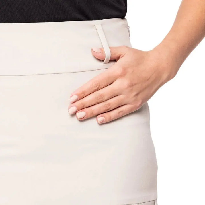 Golftini Susan Performance Pleat Skort -Khaki