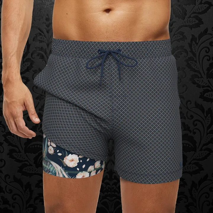 Au Noir Men's Hunt Swim Trunks - Navy Tobacco