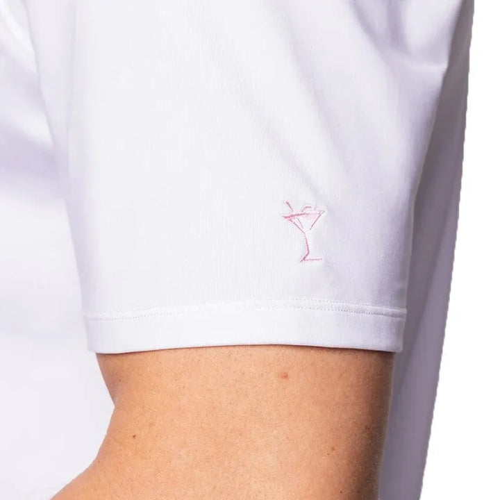 Golftini Men's Sport Polo - White