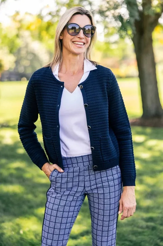 Golftini Cardigan - Navy