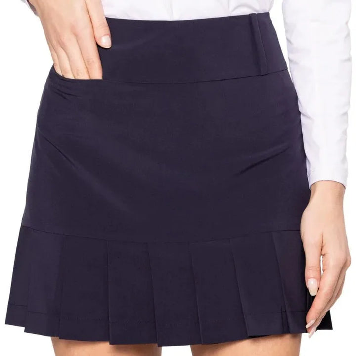 Golftini Susan Performance Pleat Skort - Navy