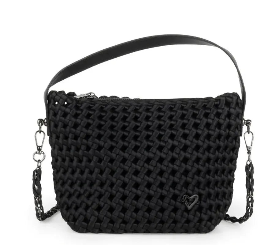 preneLOVE Bordon Nylon Crossbody - Black