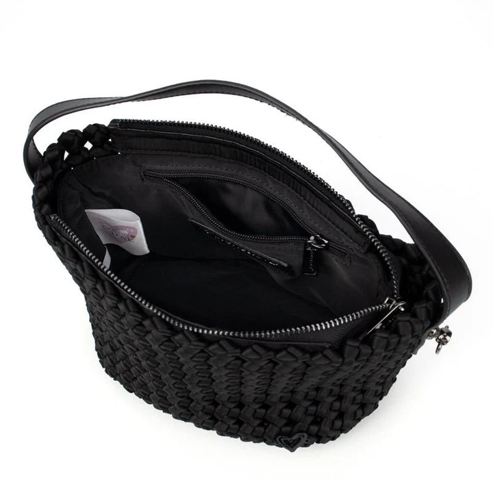preneLOVE Bordon Nylon Crossbody - Black