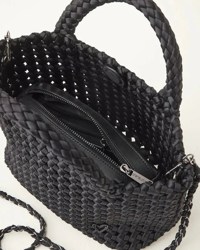 preneLOVE Cambridge Nylon Woven Tote - Black