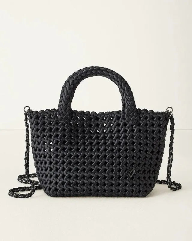 preneLOVE Cambridge Nylon Woven Tote - Black