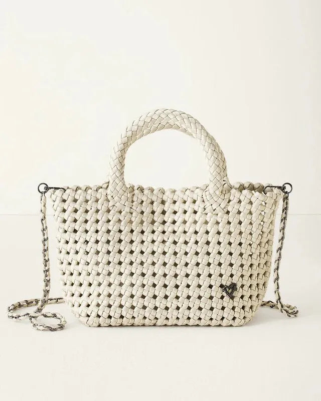 preneLOVE Cambridge Nylon Woven Tote - Bone