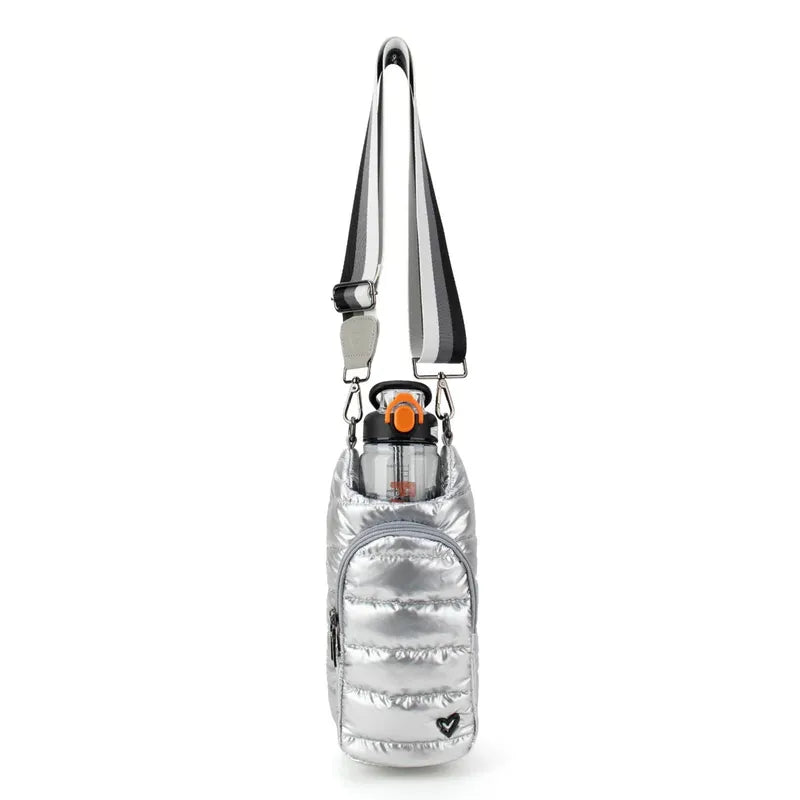 preneLOVE Hipster Waterbottle Bag - Silver