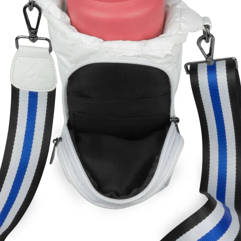 preneLOVE Hipster Waterbottle Bag - White