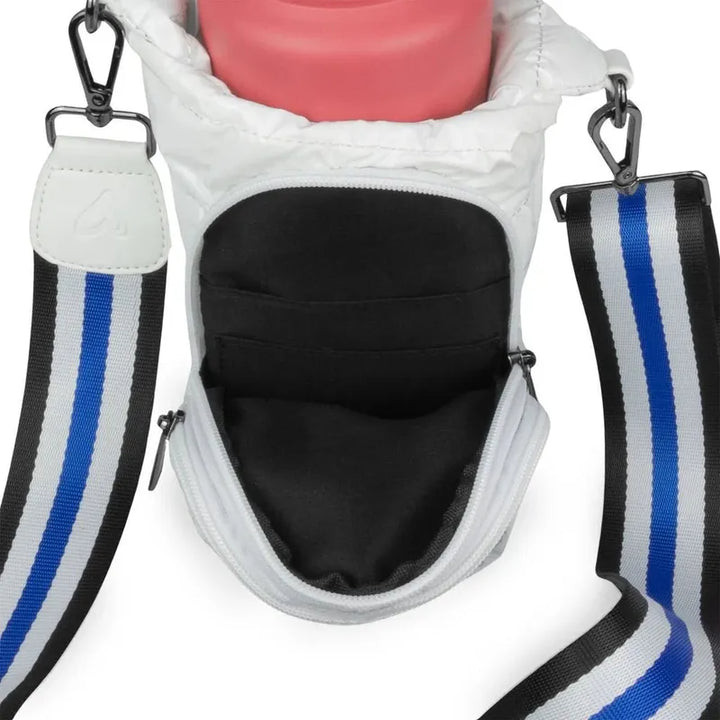 preneLOVE Hipster Waterbottle Bag - White