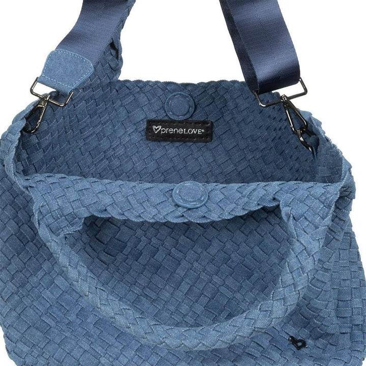 preneLOVE London Large Woven Tote - Denim