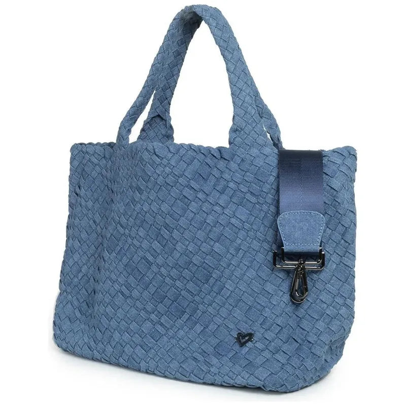 preneLOVE London Large Woven Tote - Denim