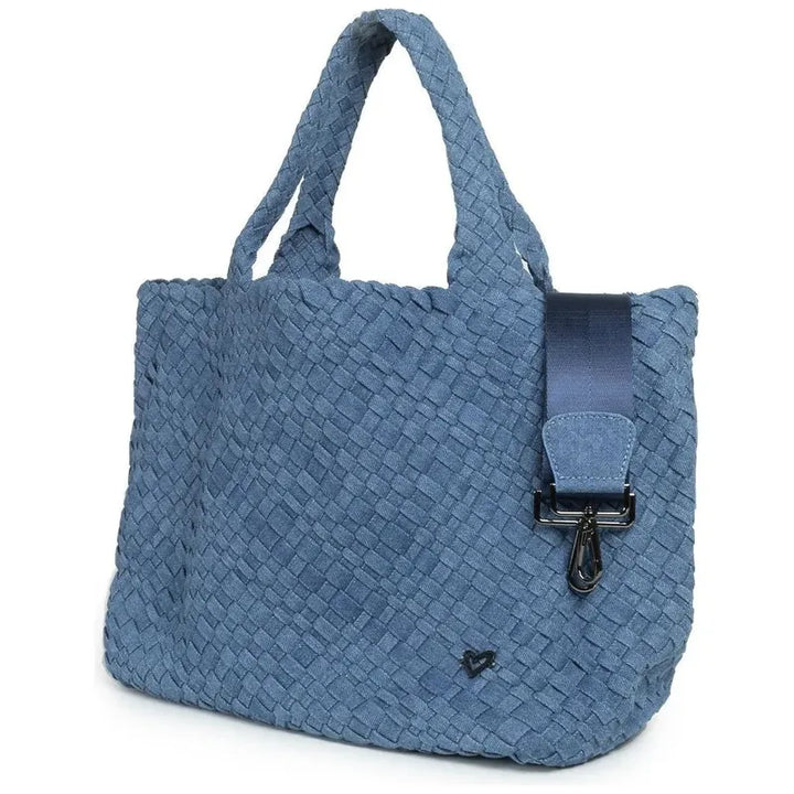 preneLOVE London Large Woven Tote - Denim