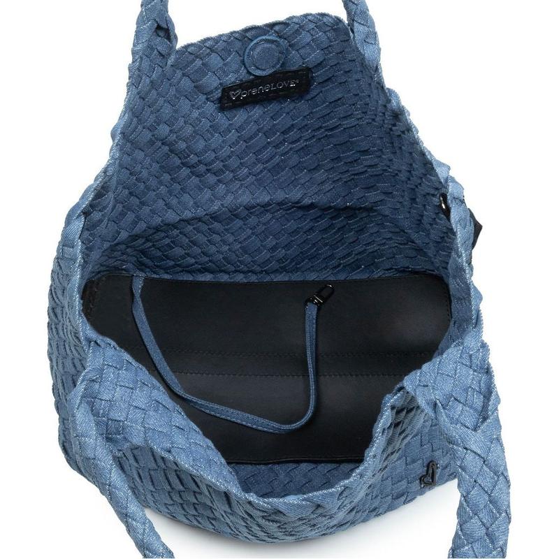preneLOVE London Large Woven Tote - Denim