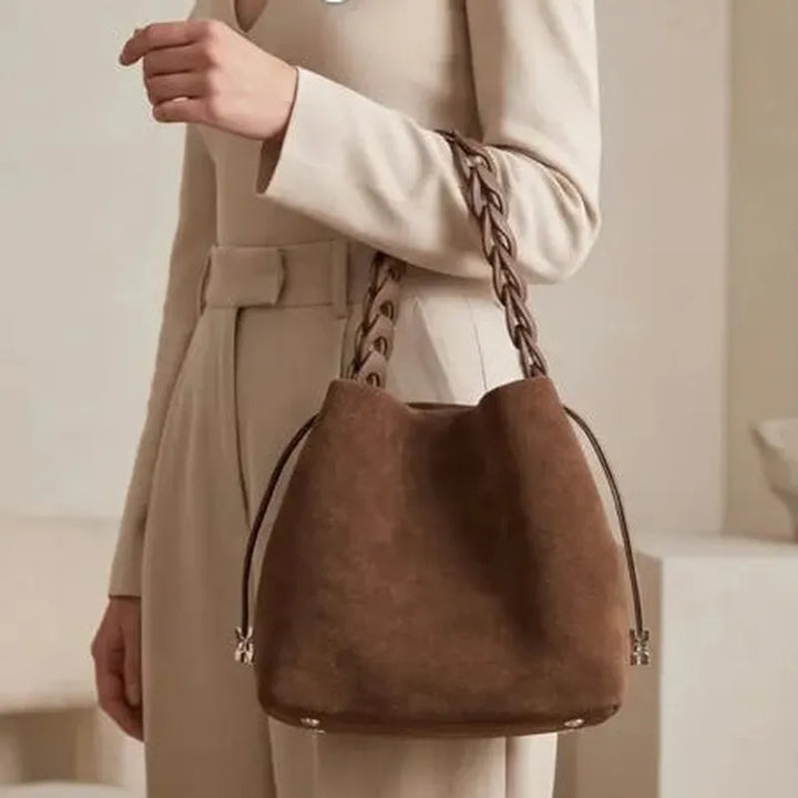preneLOVE Trinity Suede Bucket Bag