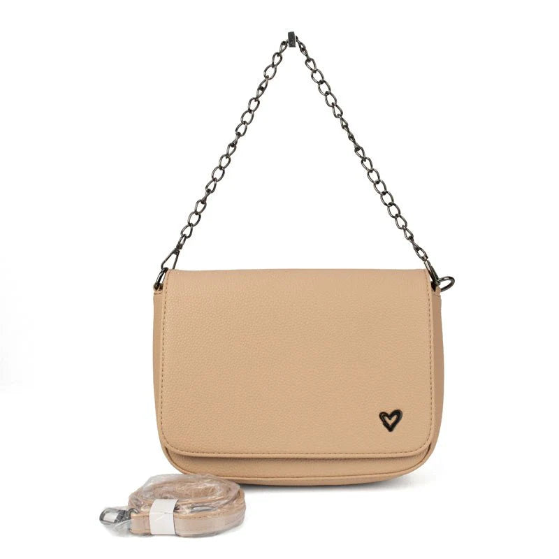 preneLOVE Wembley Crossbody (large) - Biscuit