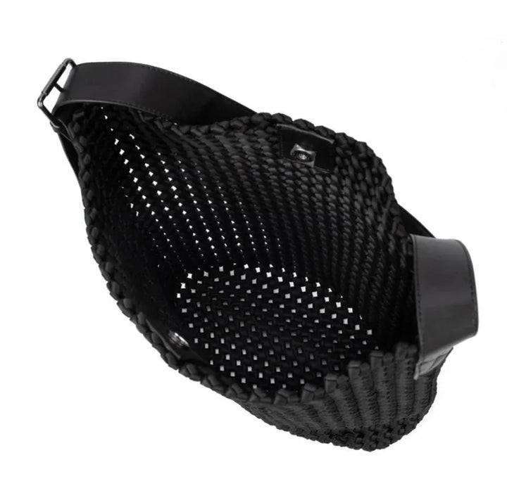 preneLOVE Osler Nylon Hobo Tote - Black