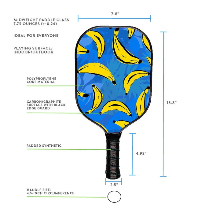 Swinton Pickleball Paddle - Bananas