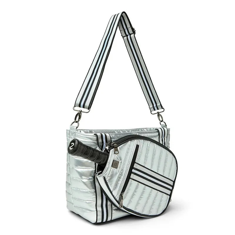Think Royln Ace of the Court Pickleball Bag - Pearl Silver