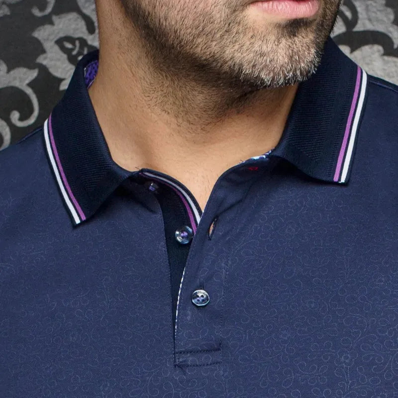 Au Noir Men's Dellario Polo - Navy