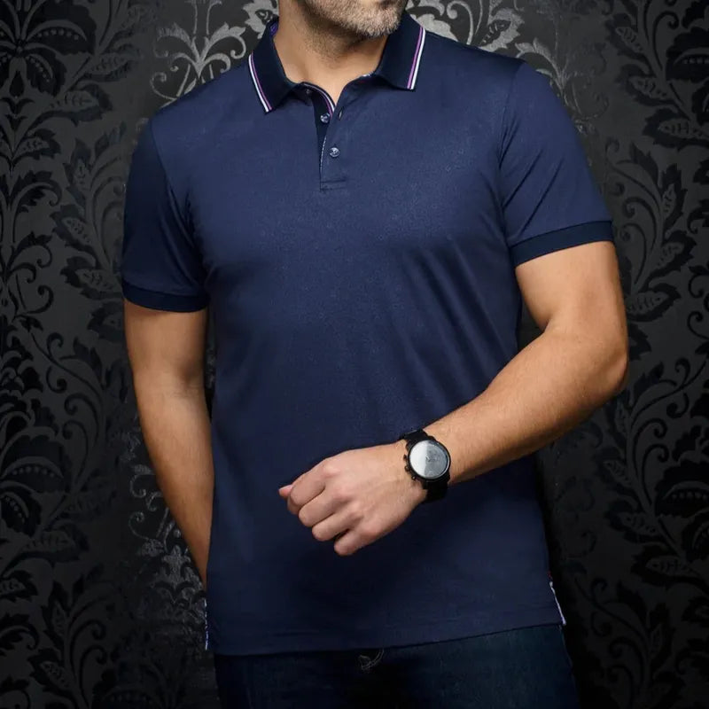 Au Noir Men's Dellario Polo - Navy