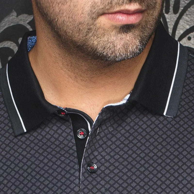 Au Noir Men's Fairmont Polo - Black