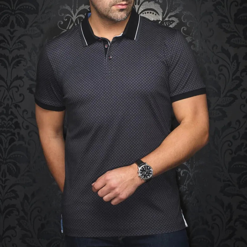 Au Noir Men's Fairmont Polo - Black