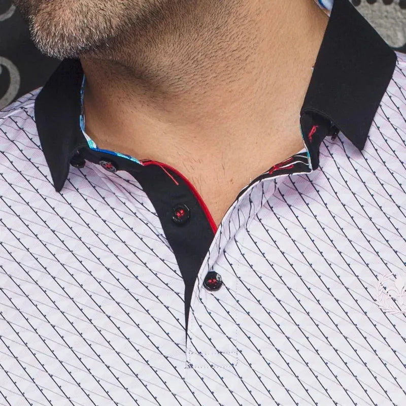 Au Noir Men's Jed Polo - Pink