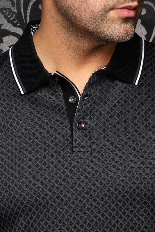 Au Noir Men's Karoo Polo - Black