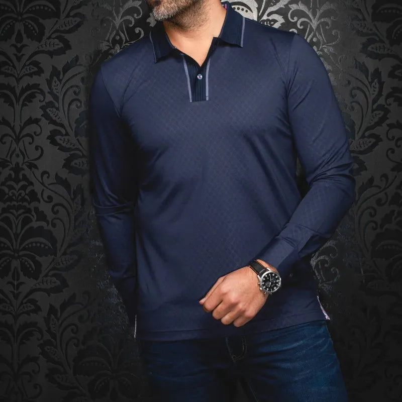 Au Noir Men's Kant Polo - Navy