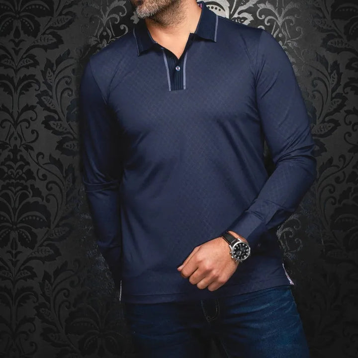 Au Noir Men's Kant Polo - Navy