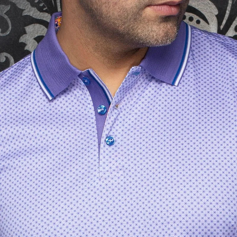 Au Noir Men's Seacliff Polo - Lavender