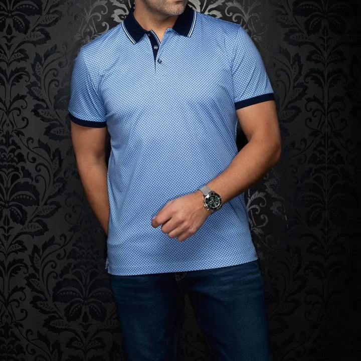 Au Noir Men's Seacliff Polo - Light Blue