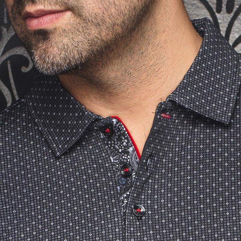 Au Noir Men's Willys Polo - White/Black