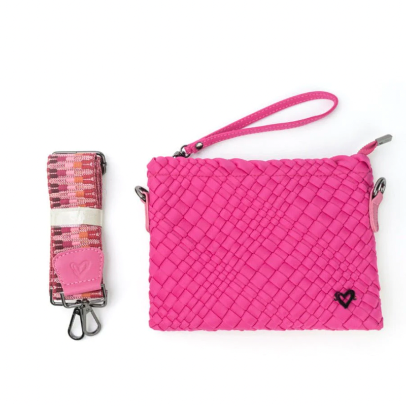 preneLOVE Charlotte Woven Crossbody - Magenta