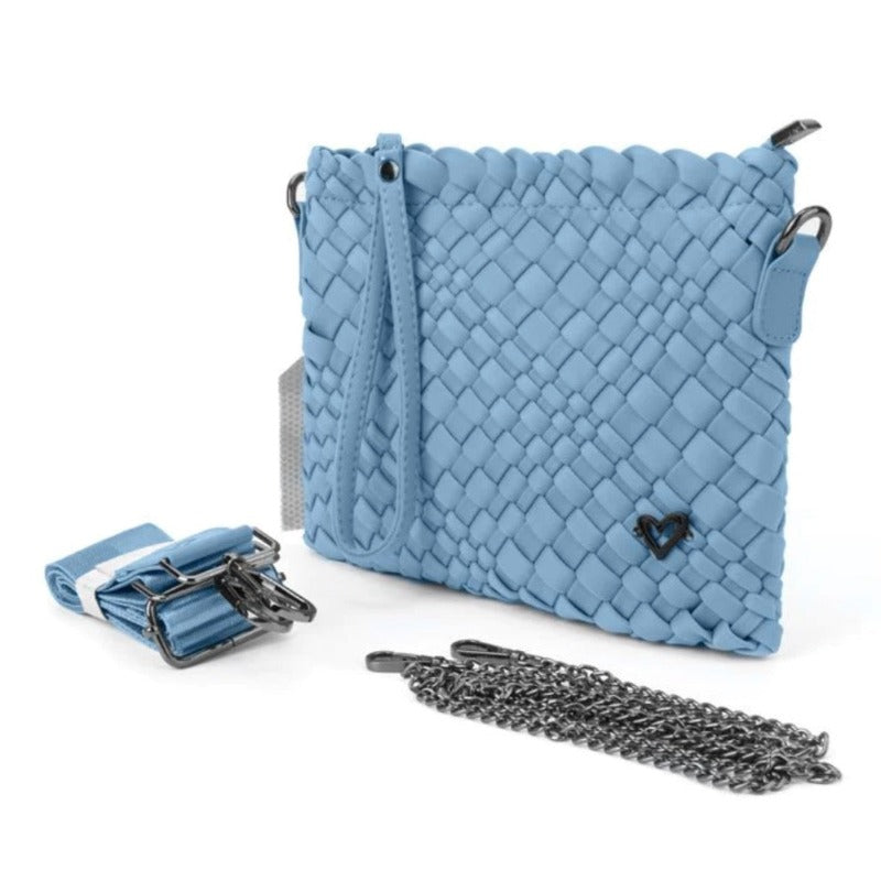 preneLOVE Charlotte Woven Crossbody - Sky Blue