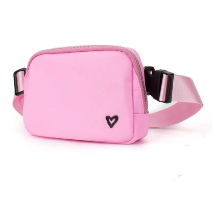 preneLOVE Dixie Nylon Belt/Crossbody - Bubblegum