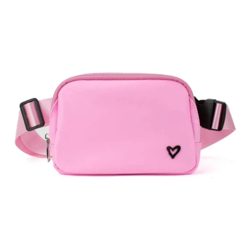 preneLOVE Dixie Nylon Belt/Crossbody - Bubblegum