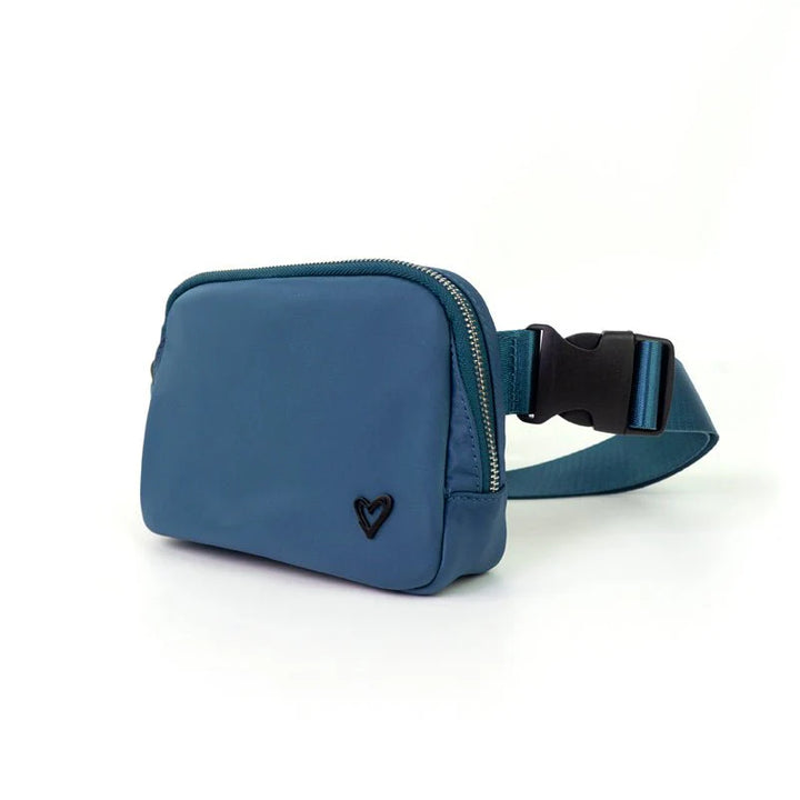 preneLOVE Dixie Nylon Belt/Crossbody - Denim Blue