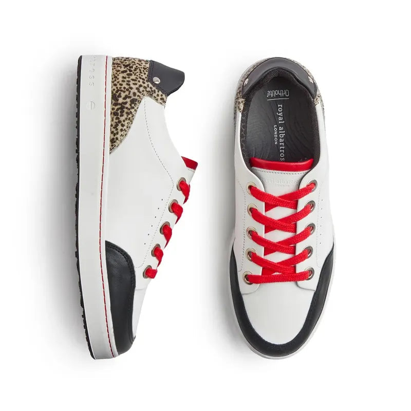 Royal Albartross Fieldfox Golf Shoe - Wild (White/Black) – Open Court