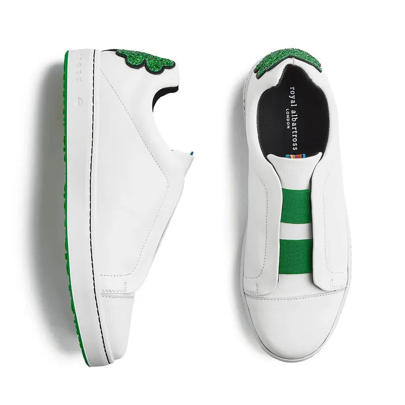 Royal Albartross Queen Lady Luck Golf Shoe - White/Green