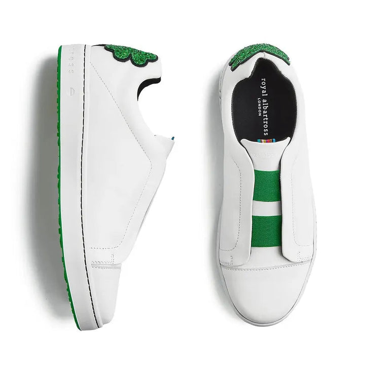 Royal Albartross Queen Lady Luck Golf Shoe - White/Green