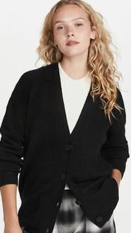 360 Cashmere Jazmine Cardigan - Black