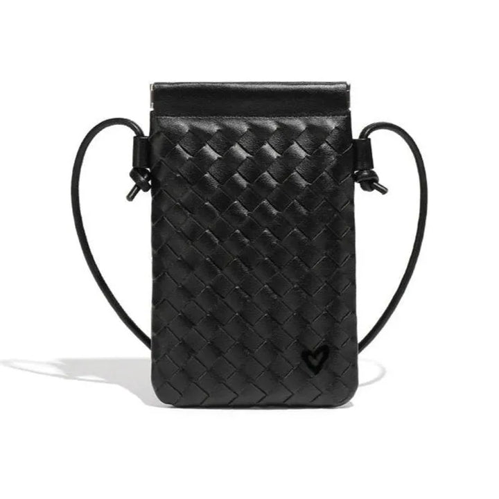 preneLOVE Sherwood Vegan Phone Bag - Black