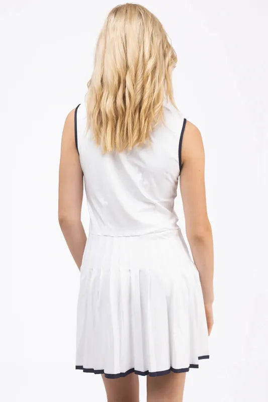 Smith & Quinn Mackenzie Dress - White/Navy