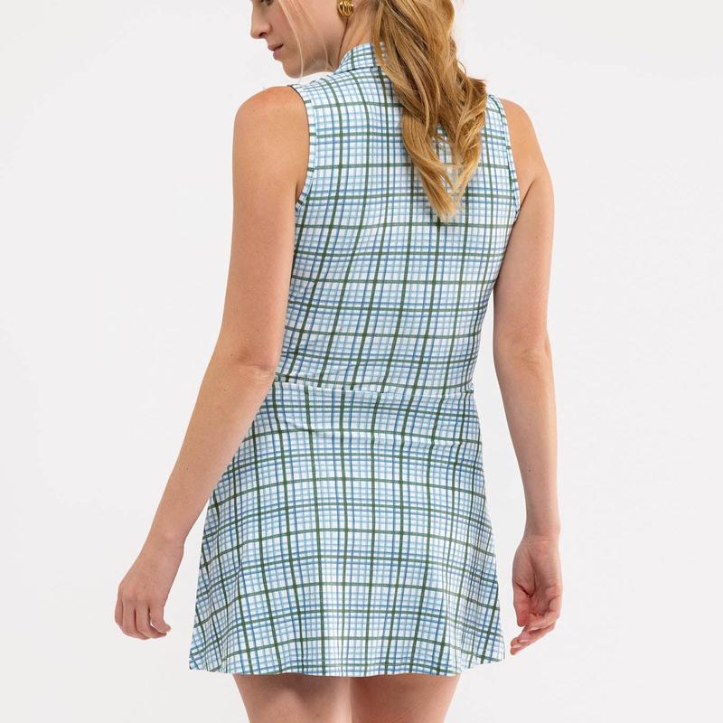 Smith & Quinn Easton Polo Dress - Meadow Plaid